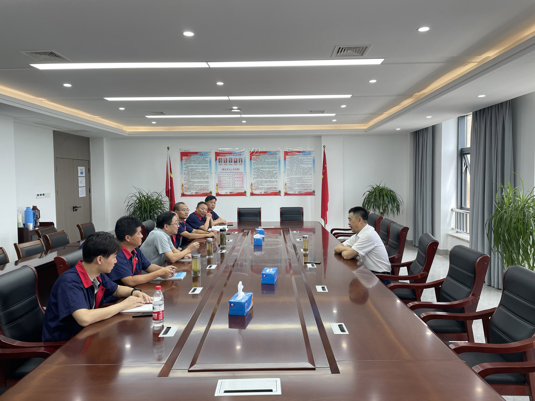 集團(tuán)公司黨委委員、總工程師周俊到公司調(diào)研 
